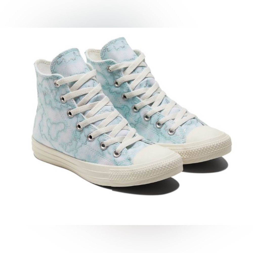 Converse Chuck Taylor All Star Light Dew Multi Egret Silver High Top Tennis Shoe